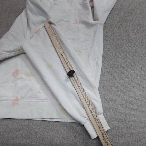 Lululemon Sweatshirt Small White Tie Dye Perfectly Oversized - Picture 6 of 7